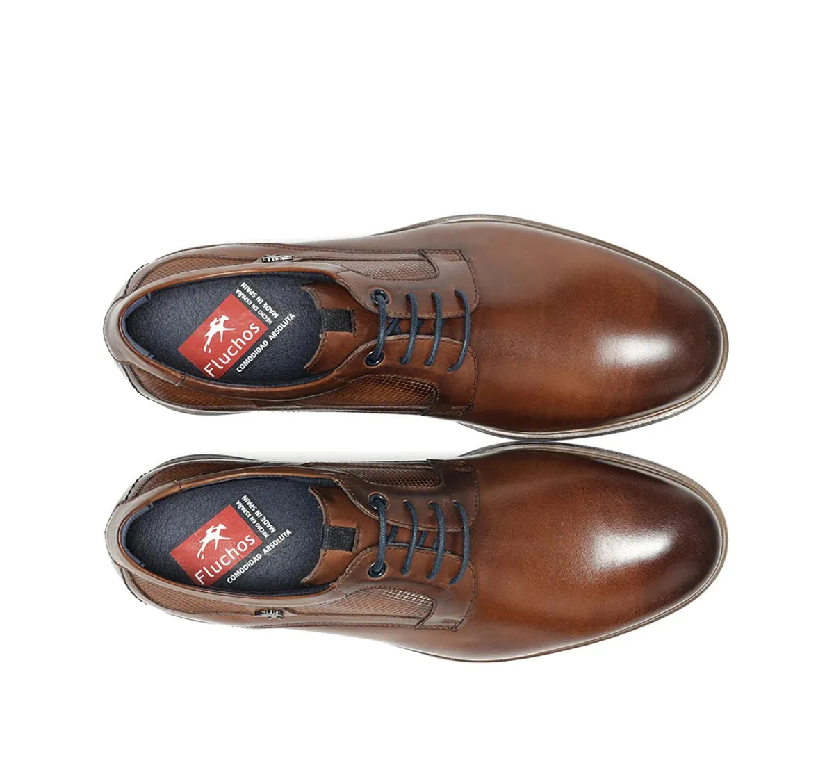 Fluchos Mens Shoe Tristan Camel Soft Liner Line Core