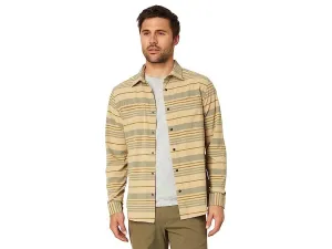 Flylow Royal Shirt Men's  Coyote Striped Spread Collar Button Up GBO116 Sophisticated Look