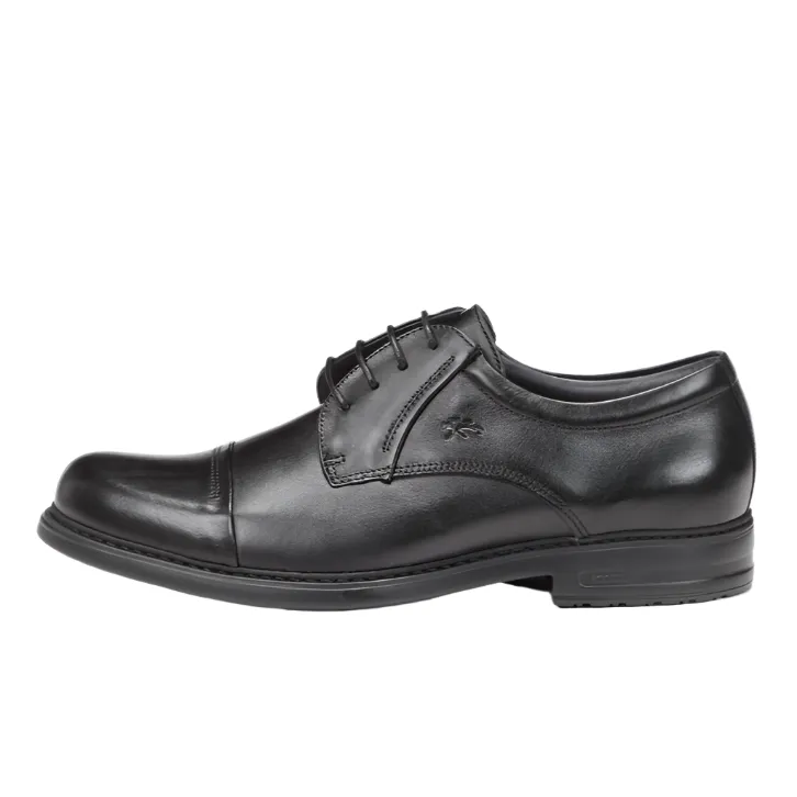 Fluchos Mens Shoe 8468 Natural Black Breathable Interior