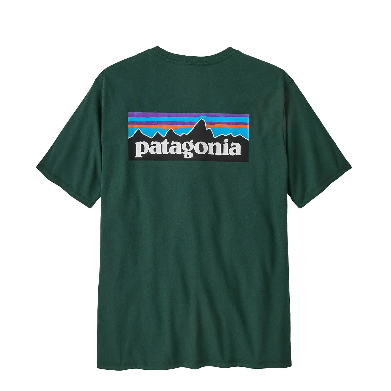 Patagonia P-6 Logo Responsibili-Tee Cascade Green Minimal Style Trend Light Layers