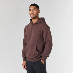 Relaxed Fit Hoodie | Warm Brown team wear Tassel accents