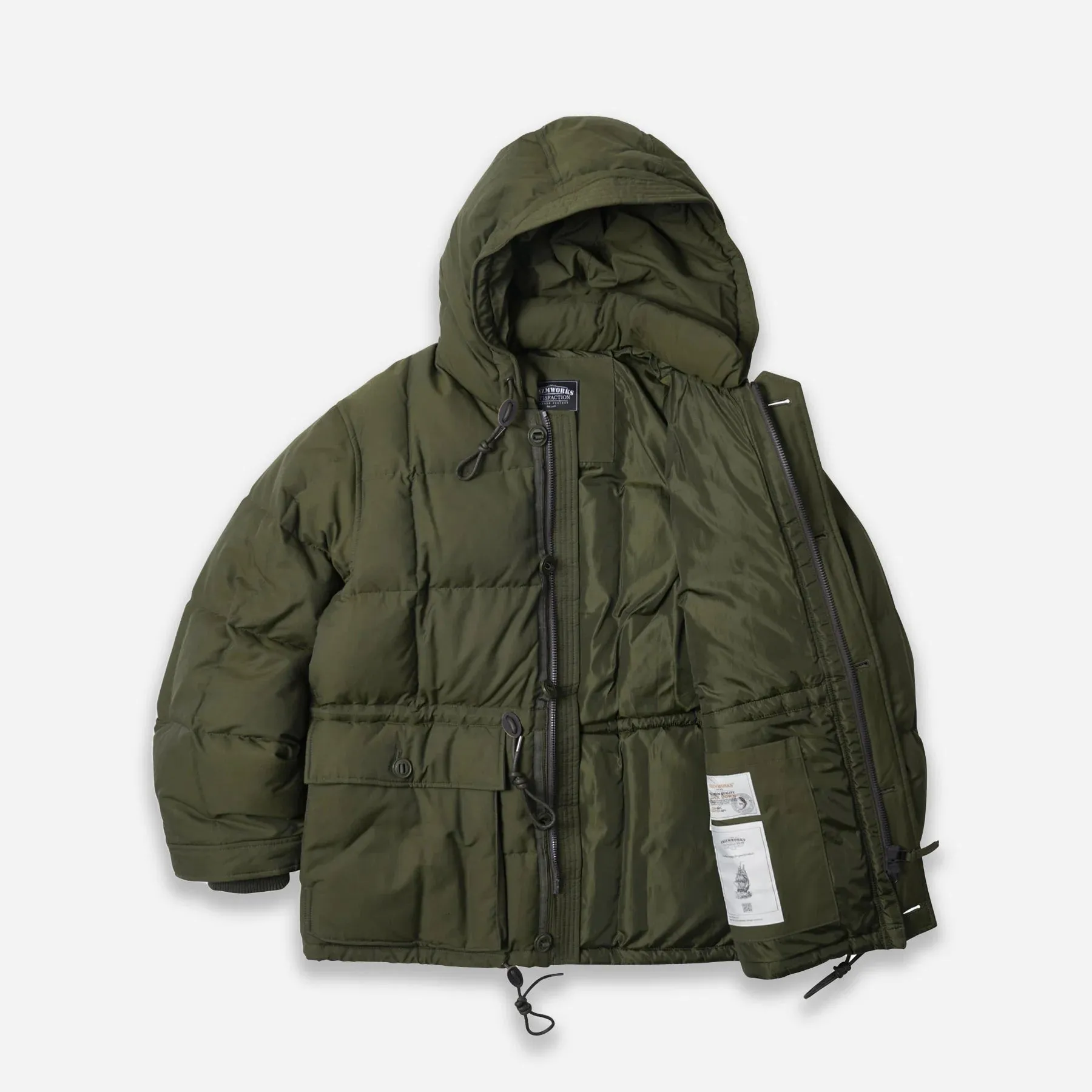 Frizmworks Karakoram Down Parka Dark Green Reversible Style