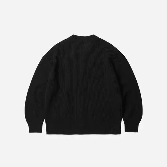 Flex Fit Frizmworks Wool Deck Zip Up Cardigan Black