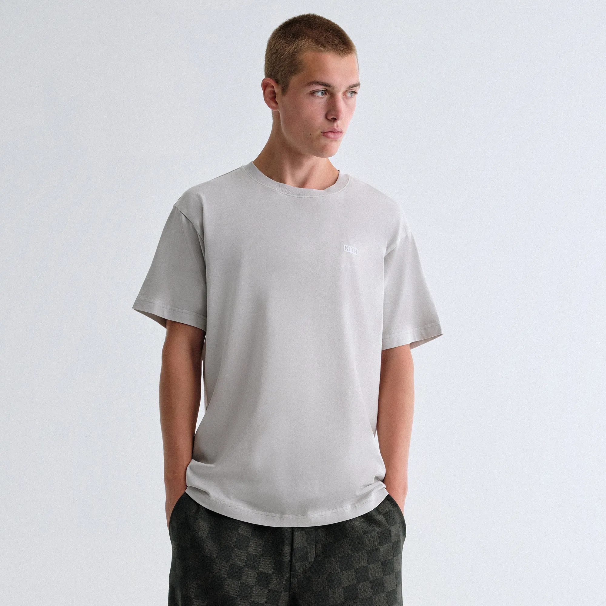 Kith LAX Tee - Concrete loose fitting