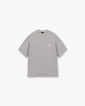 Stretchable Fabric Represent Owners Club Script T-Shirt - Slate