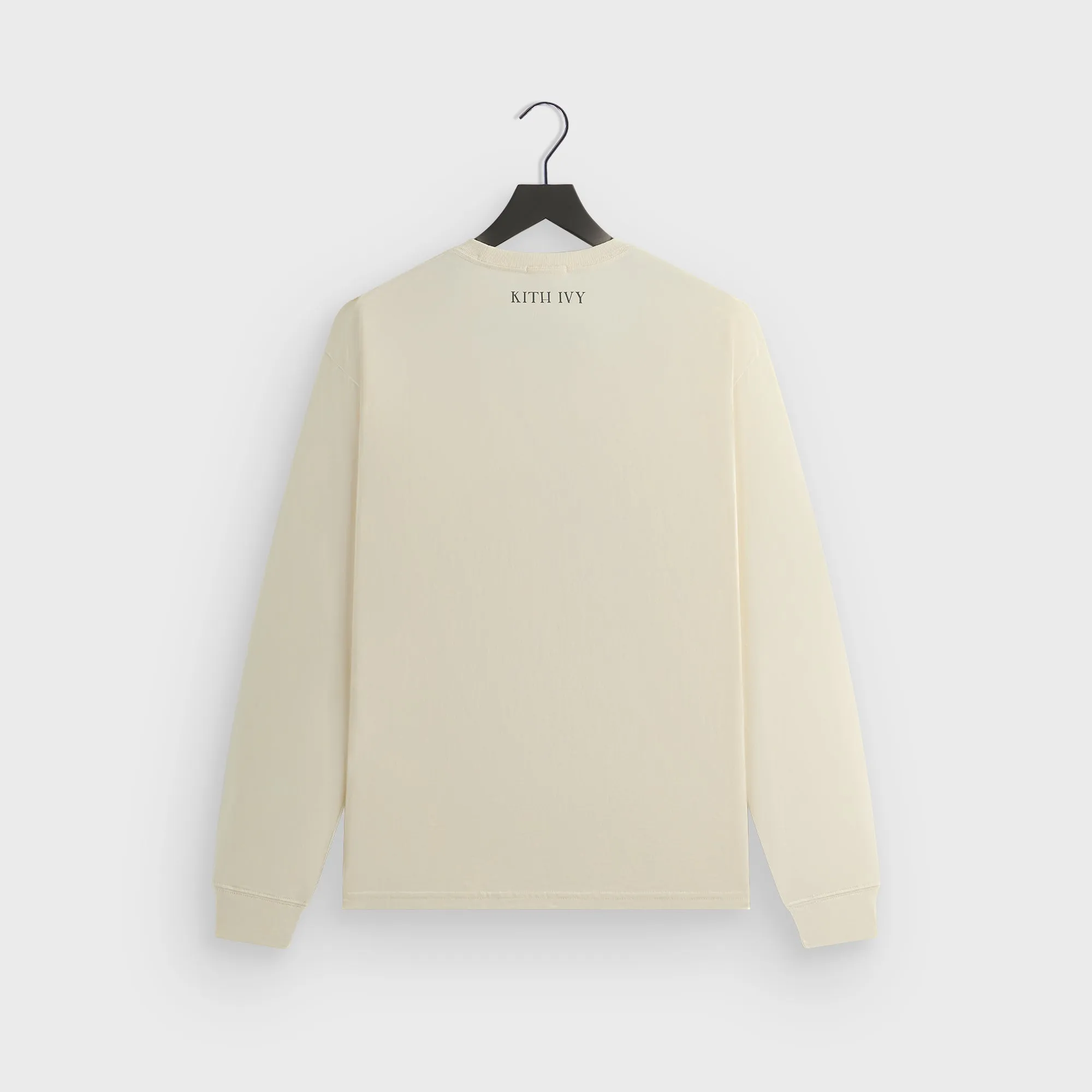 Kith Ivy Classic Logo Long Sleeve Tee - Sandrift Athletic Fit