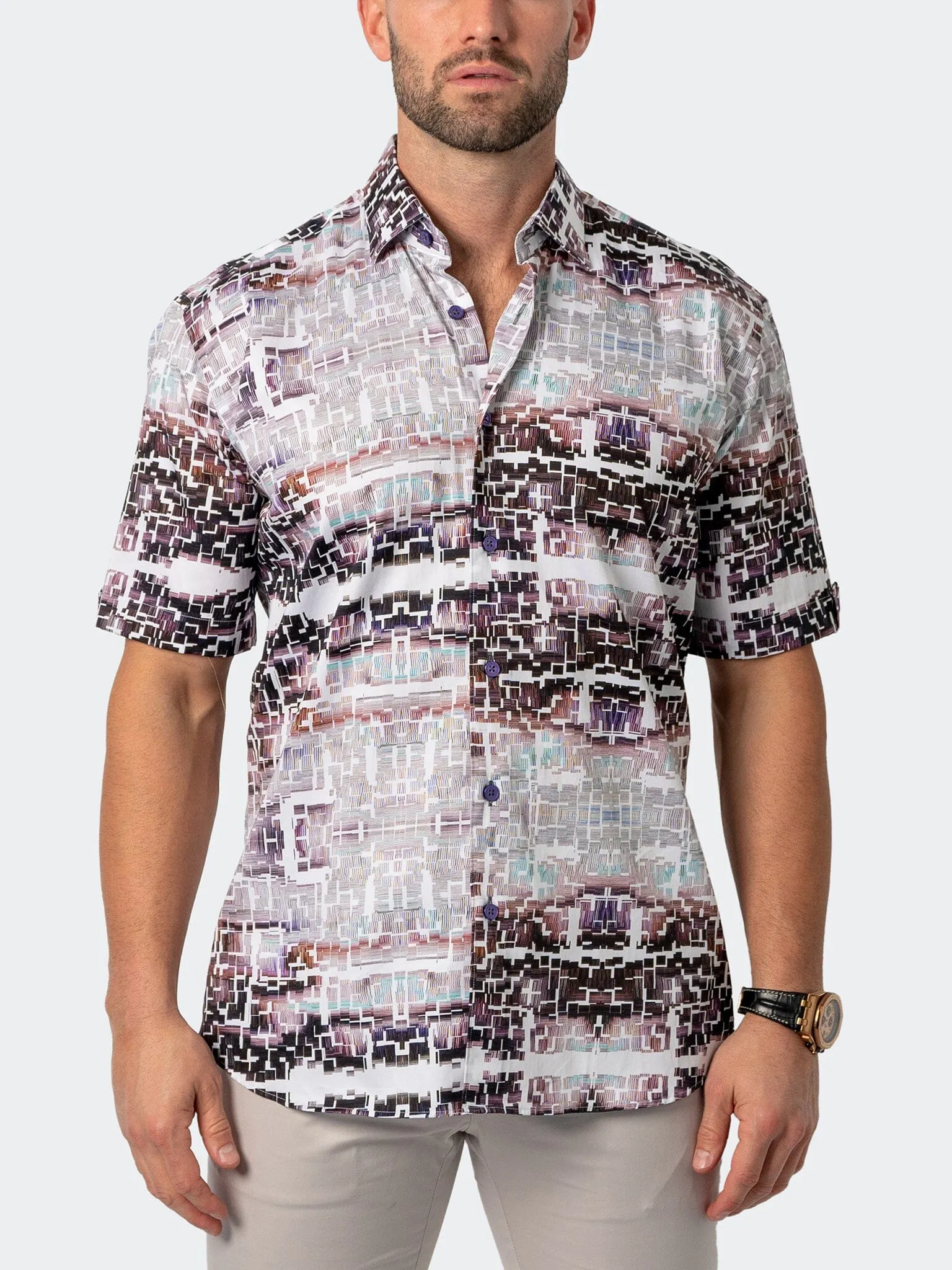 Galileo Glitch Red Breathable Layer Bold Hue