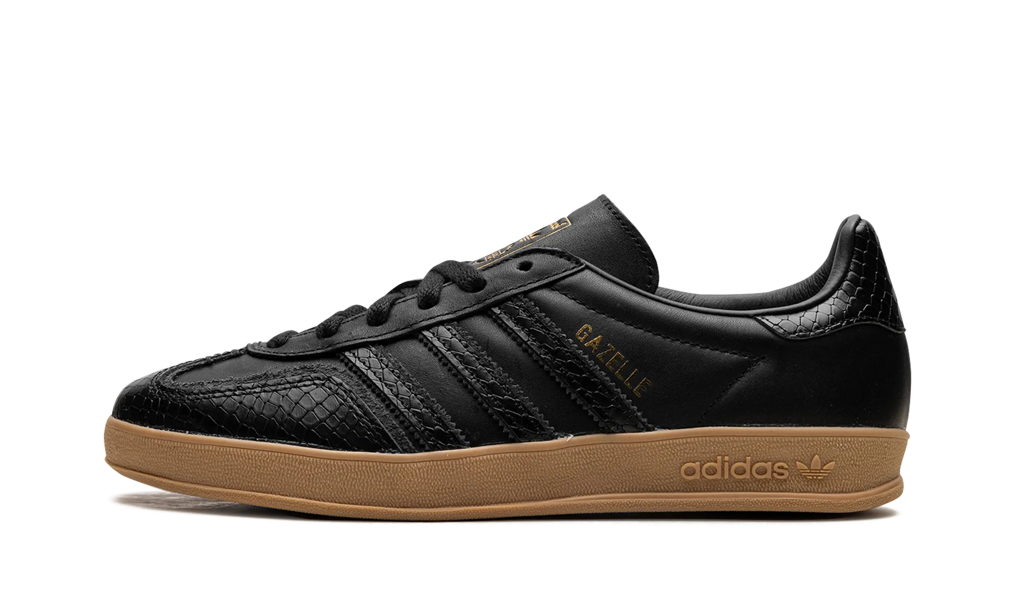 Gazelle Indoor "Core Black Snakeskin" Anti blister Flex Performance