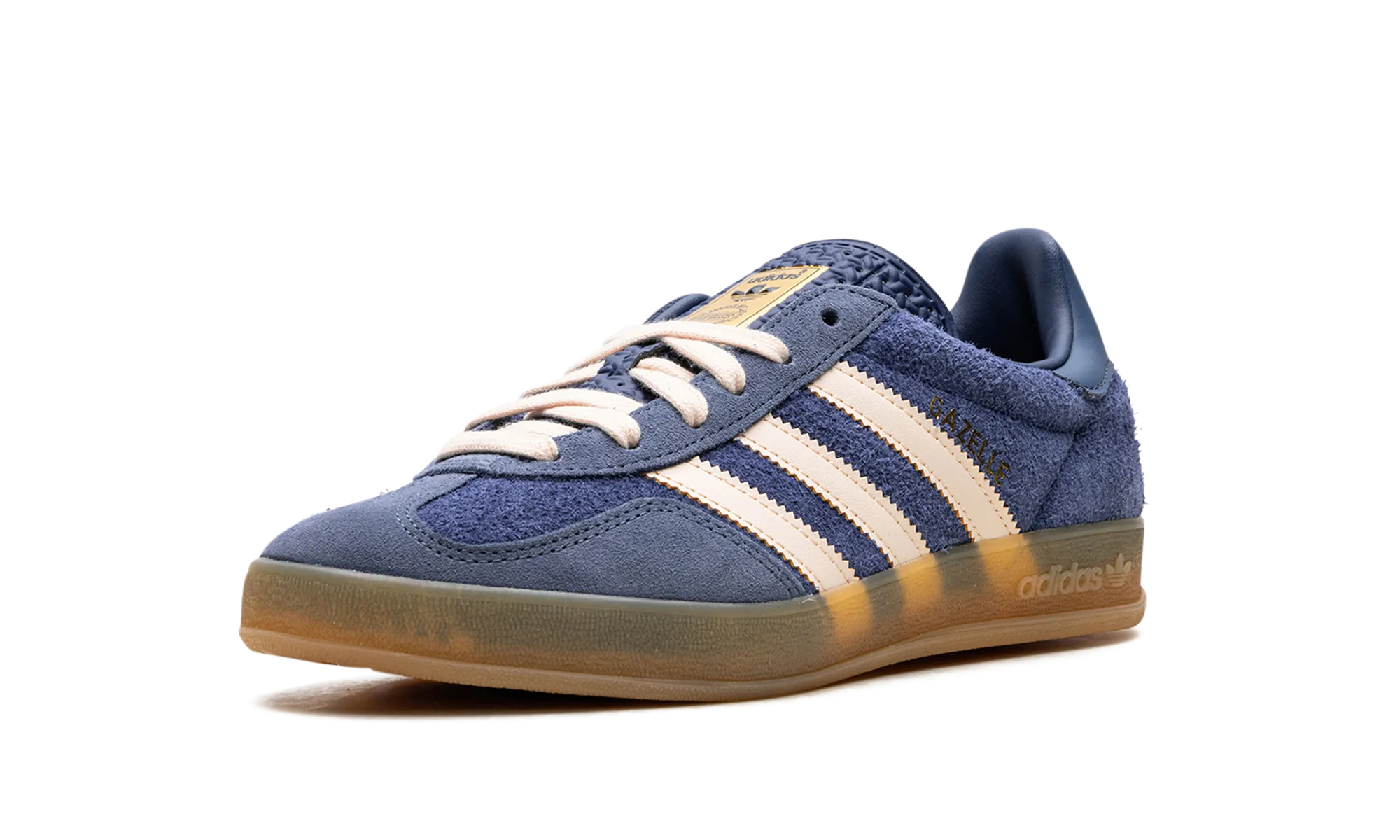 Gazelle Indoor "Dark Blue Suede" Grip Pattern Freestyle Ride Fit