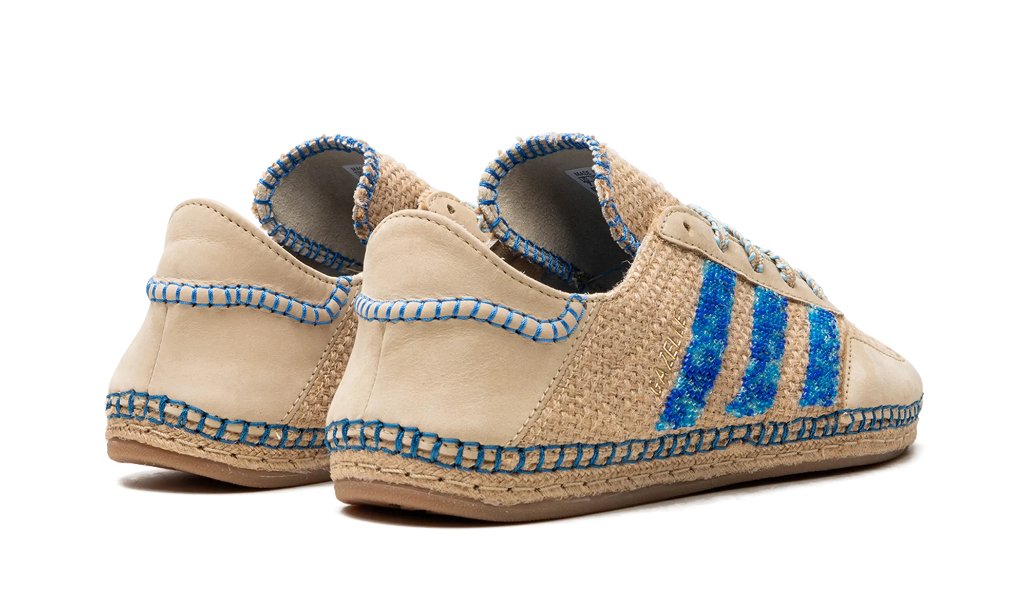 Gazelle "CLOT - Linen Khaki / Light Blue" synthetic leather