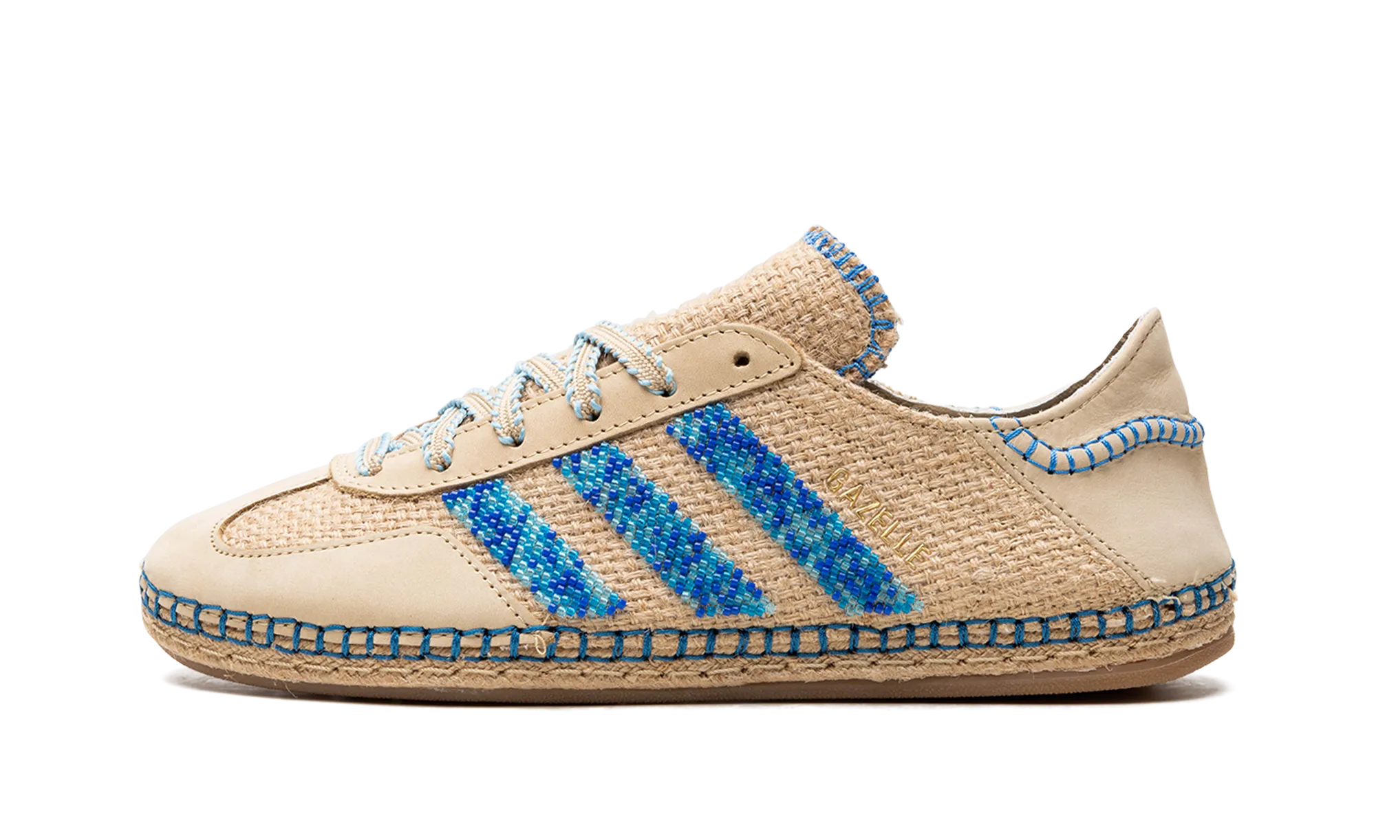 Cushioned Insole Gazelle "CLOT - Linen Khaki / Light Blue"