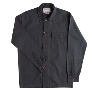 Ribbed Trim UV Protective Coating USKEES 3003 Buttoned Workshirt Charcoal