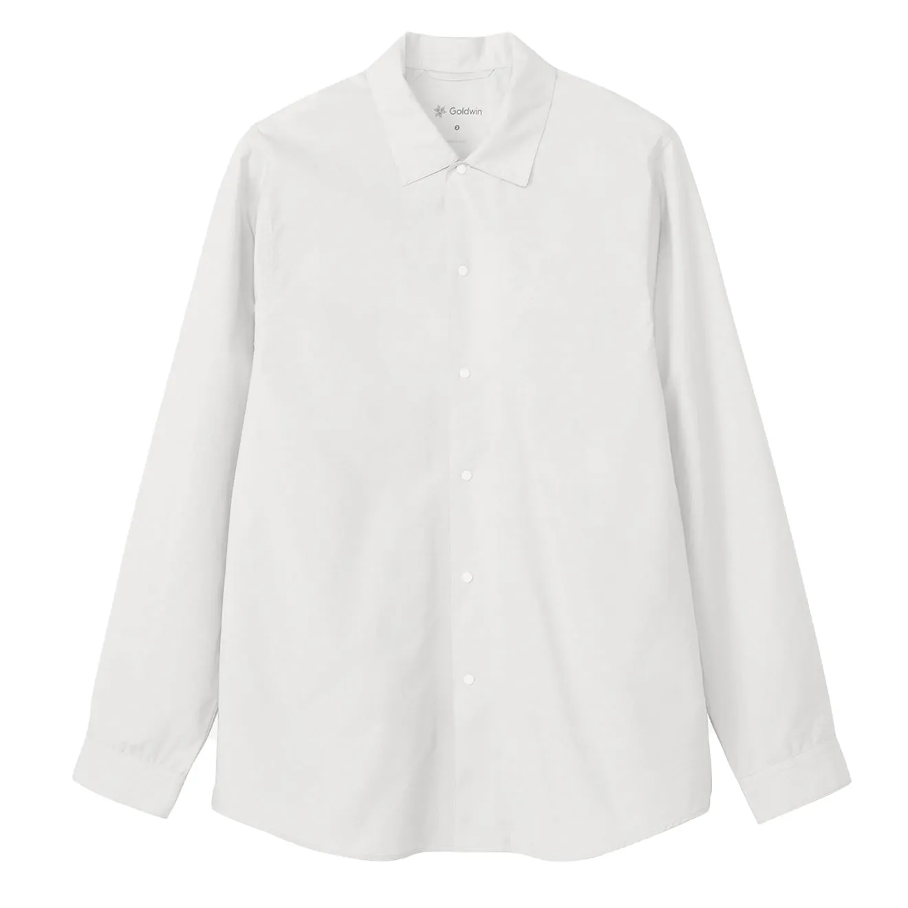 Durable Buttons Goldwin Cotton Bamboo Shirt High Gray