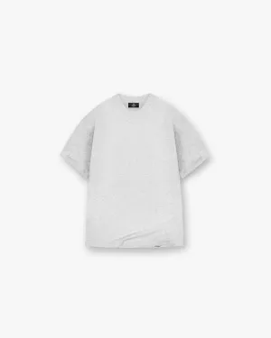 Initial T-Shirt - Ice Grey Marl Seasonal Staple