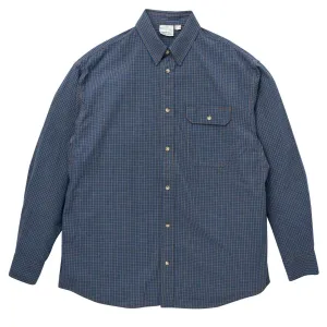 Non Iron gender-neutral Gramicci Checkered Stance Shirt Sierra Check Navy