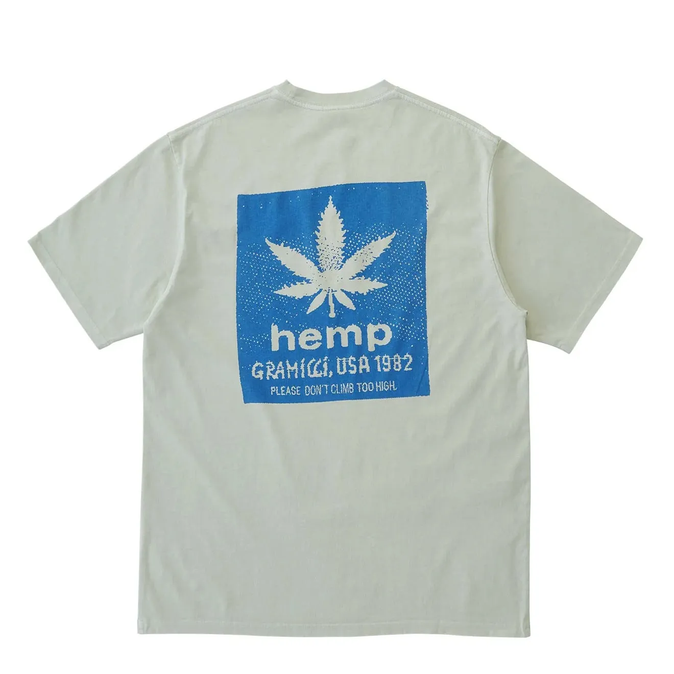 Gramicci Hemp Tee Natural Pigment Zero Waste Production Cozy Fit