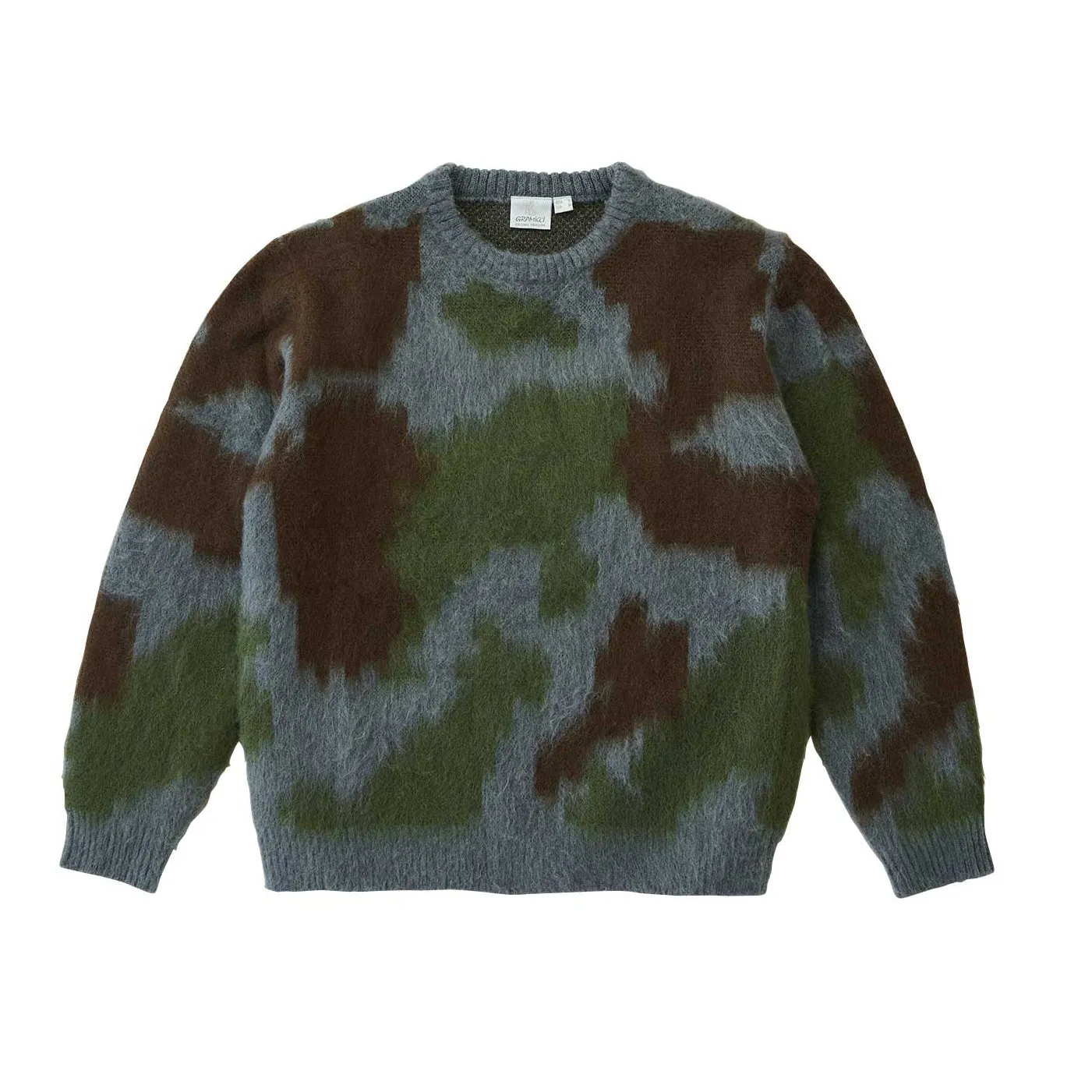 Gramicci Jungle Mohair Sweater Digi Camo AntiStatic Material MultiPocketDesign