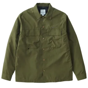 Gramicci Light Ripstop Utility Shirt Olive Drab stain resistant coating
