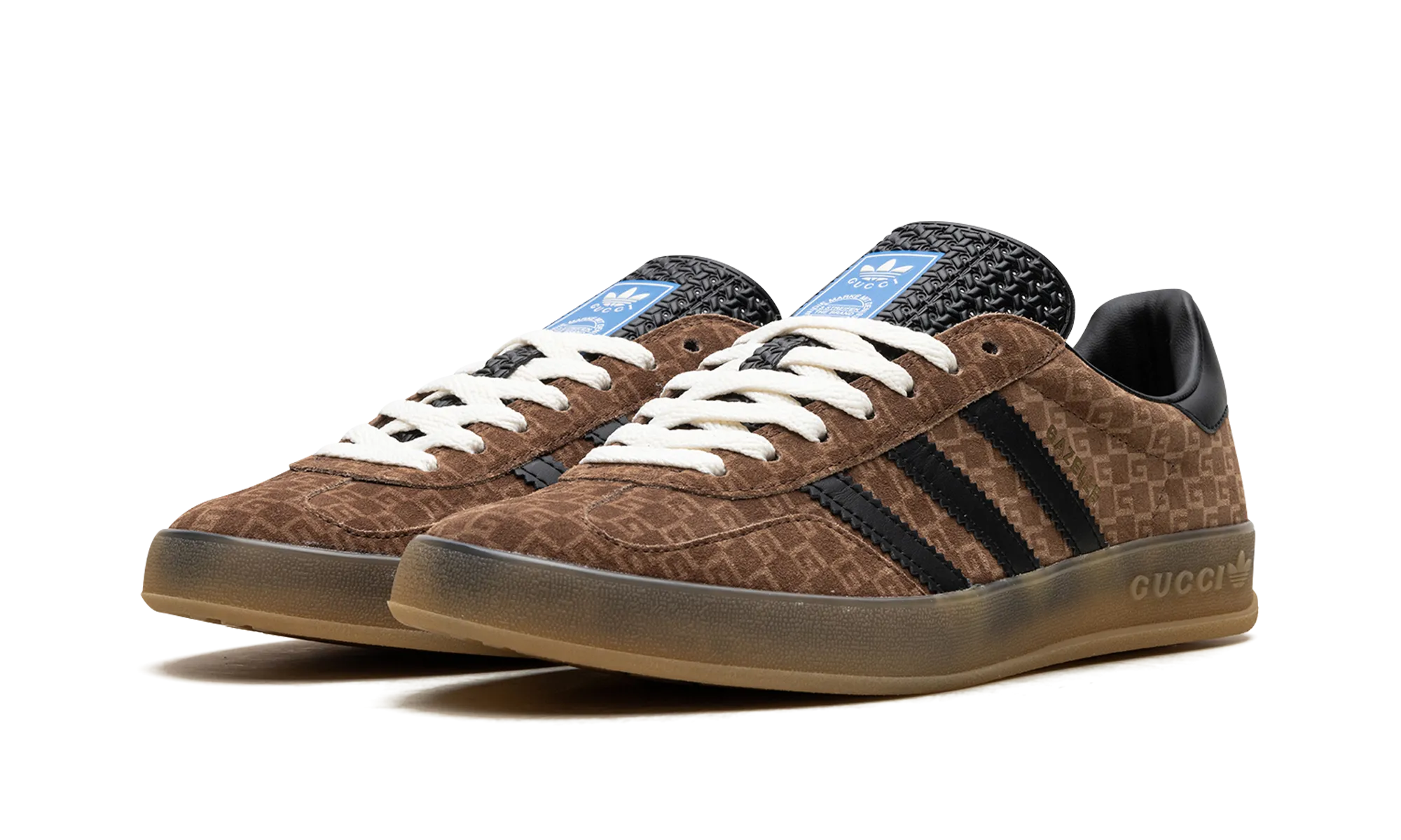Flexible Comfort Gucci Gazelle "GG Monogram - Brown"