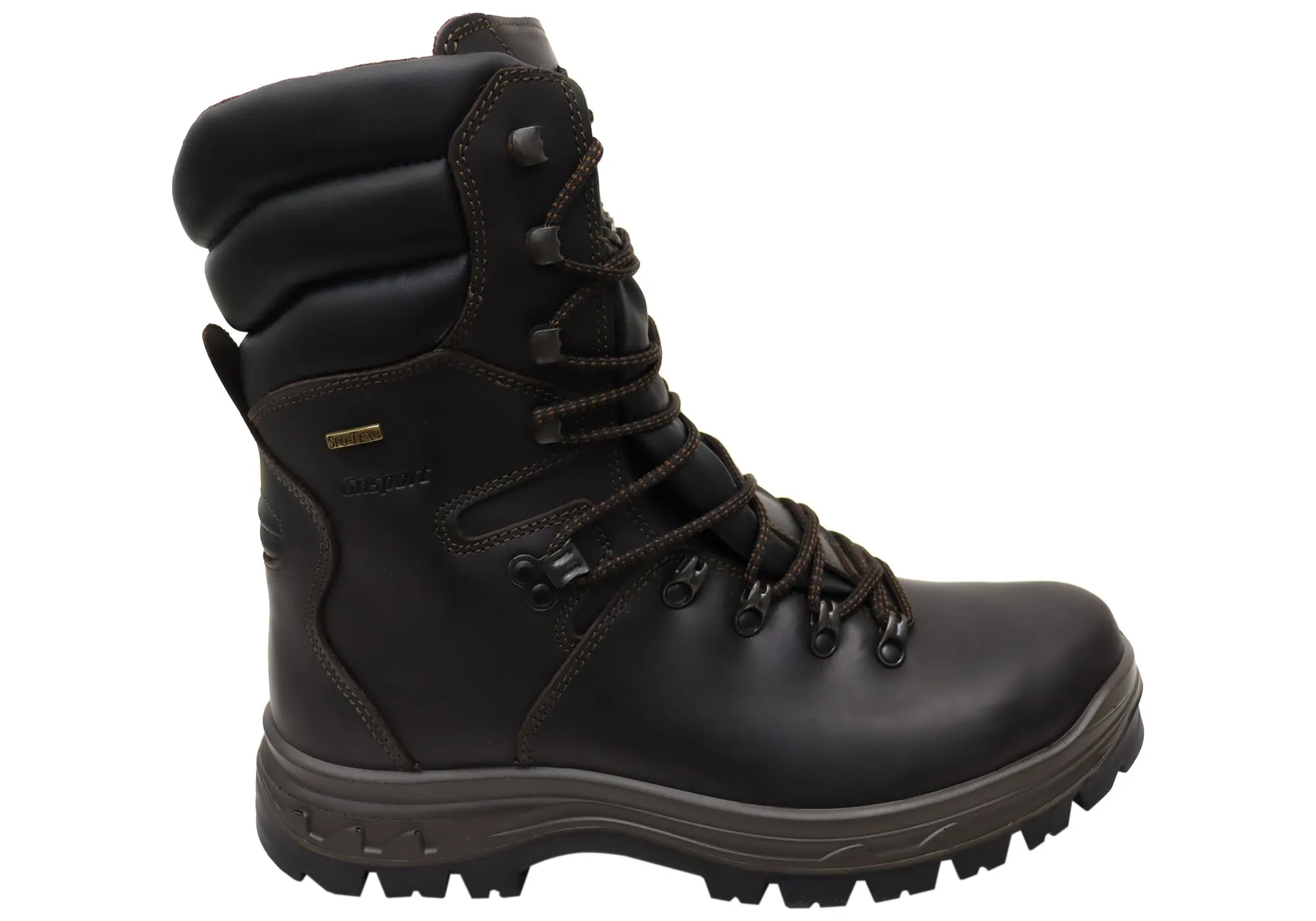 Grisport Mens Hi Country Hiking Waterproof Boots Made In Italy Rubber Sole Cold Proof