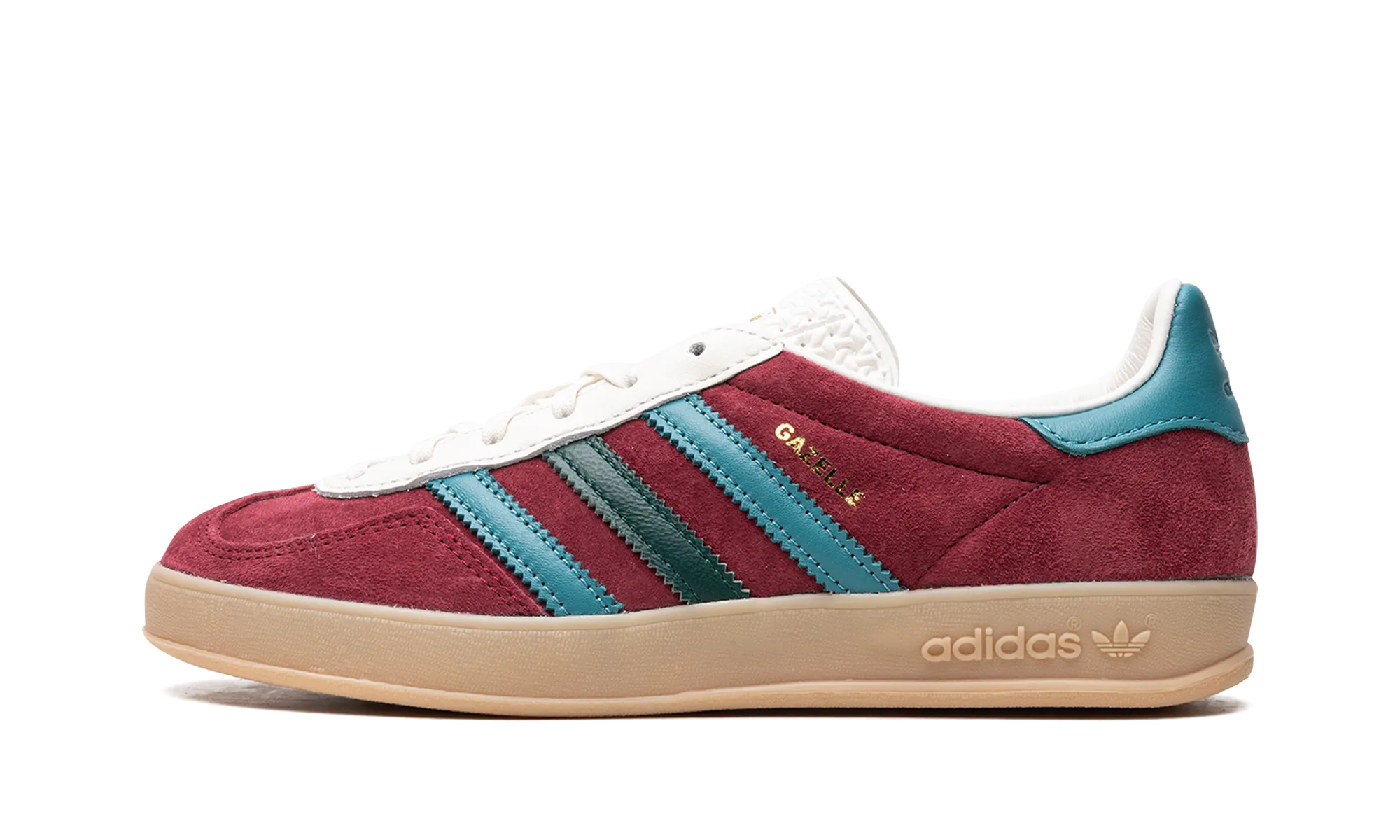 Comfortable Footbed Action Ride Gazelle Indoor "Collegiate Burgundy"
