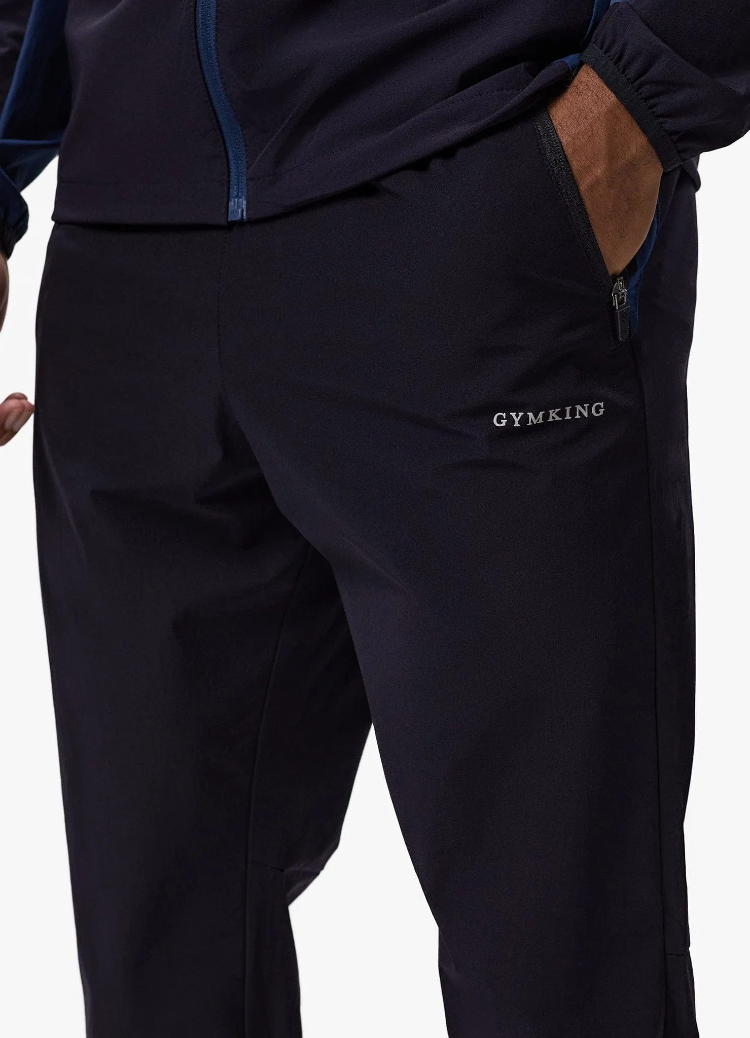 AntiStaticTreatment Gym King Advance Tracksuit Bottoms - Navy/Estate Blue