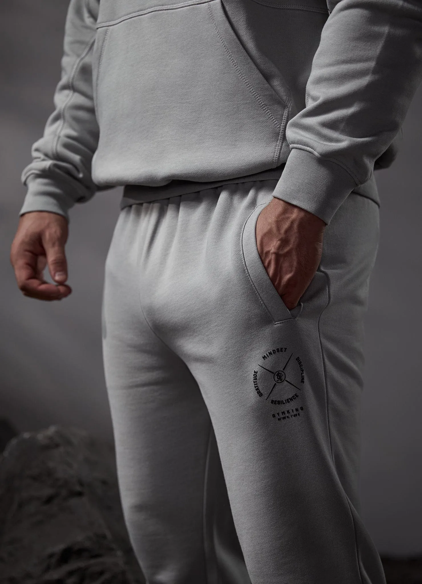 Gym King Compass Jogger - Urban Grey Comfy Style