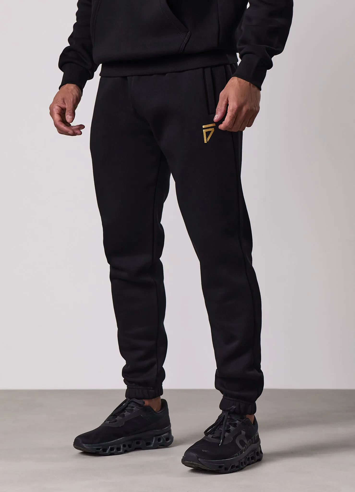 hypoallergenic material Gym King Fight Division Jogger - Black