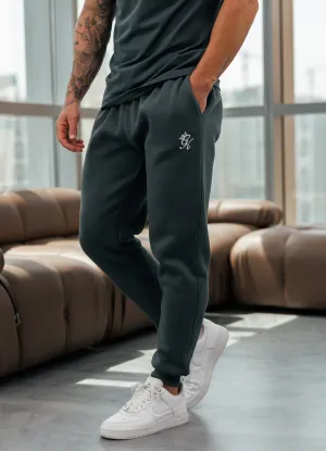 Gym King Fundamental Fleece Jogger - Green Smoke Lounge-friendly Casual Comfort Look