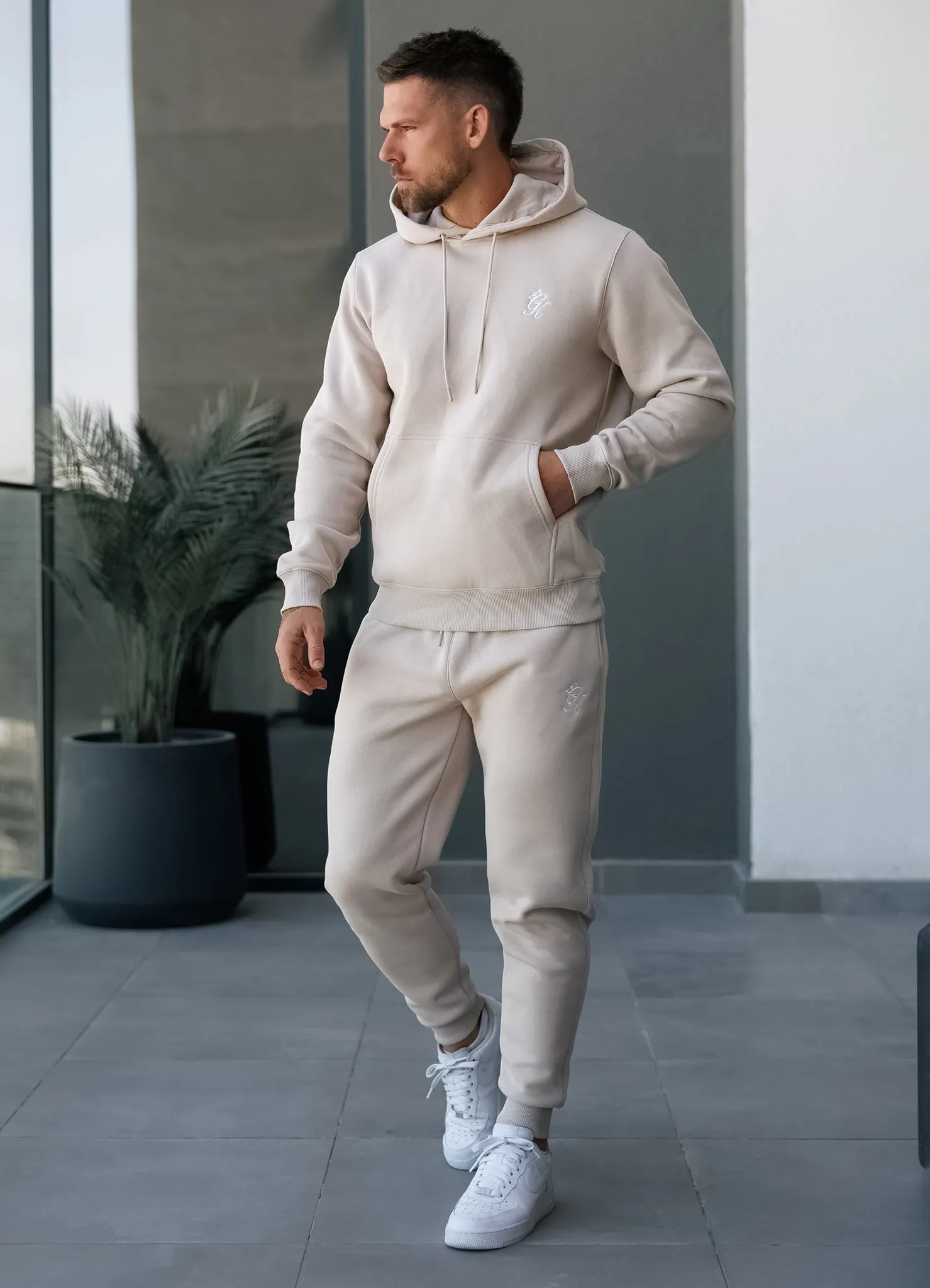 Gym King Fundamental Fleece Jogger - Light Stone All-day Comfort Cozy Casual