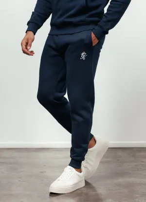 Gym King Fundamental Fleece Jogger - Navy Quick Dry Fit Smart Casual