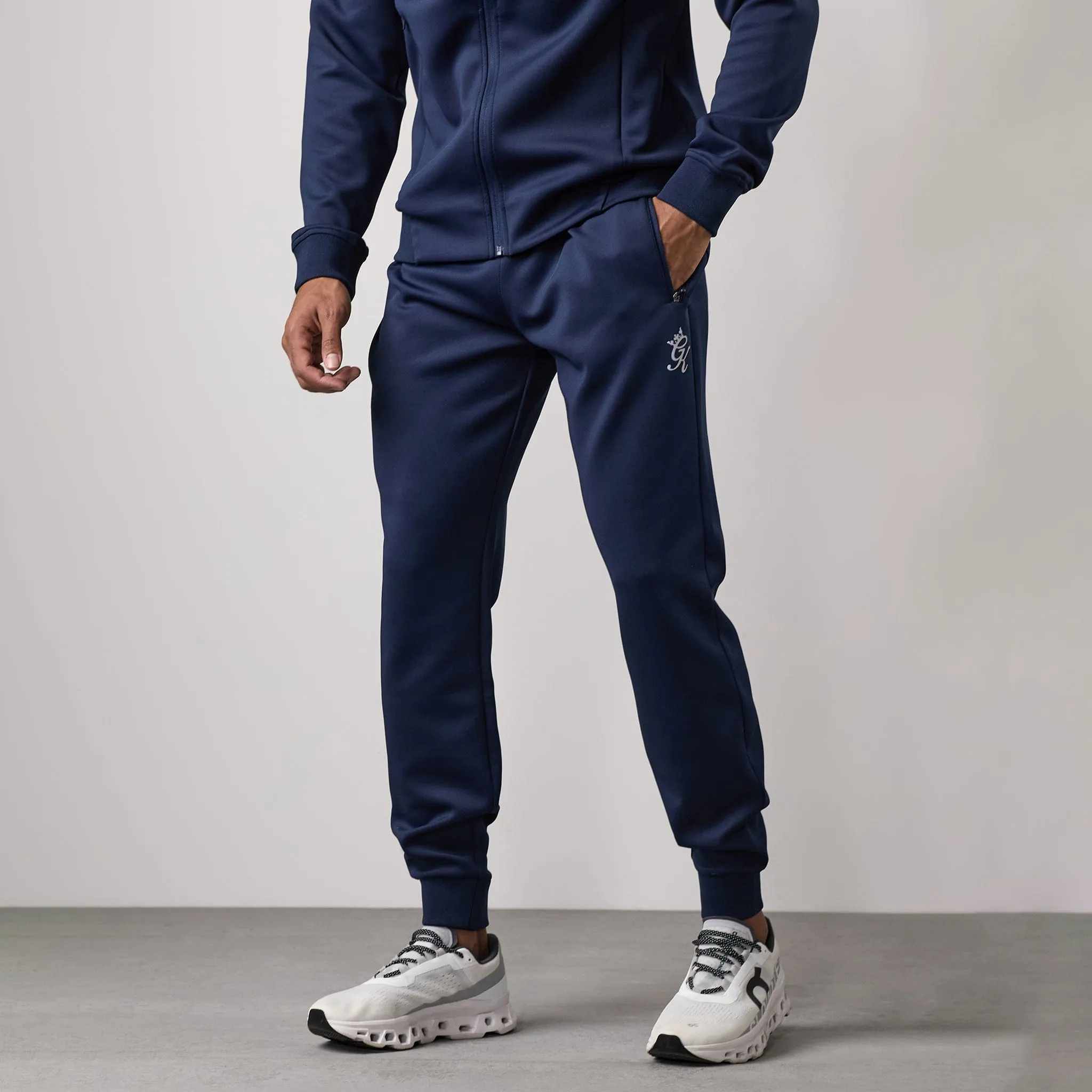 Gym King Poly Tracksuit Bottom - Navy Timeless Comfort Wear