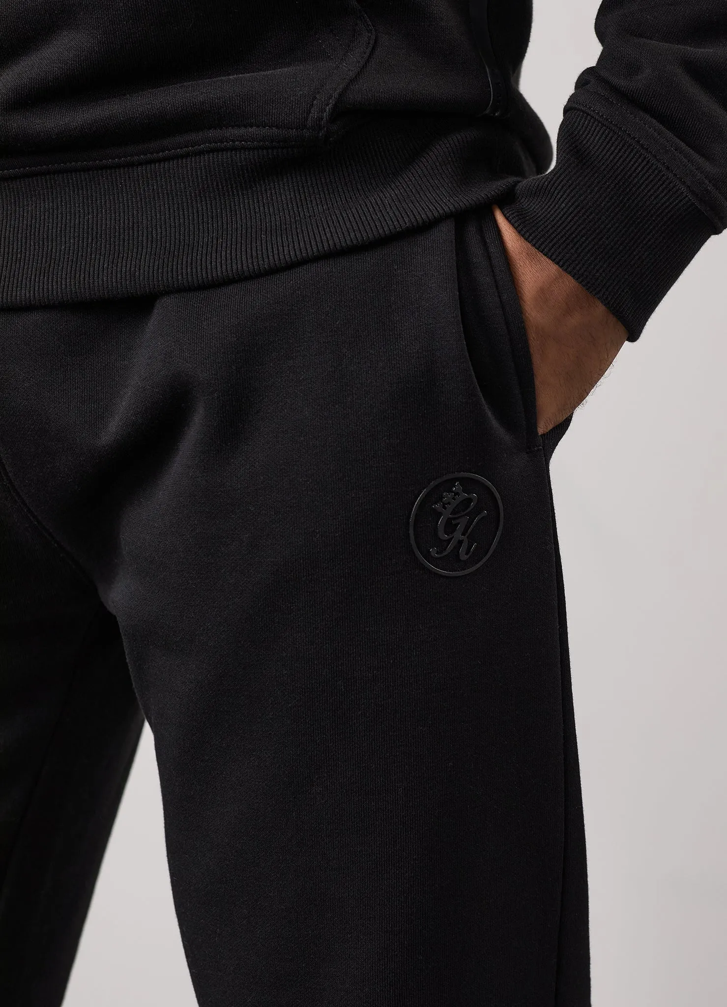 Comfortable Waistband Gym King Pro Jogger - Black/Black