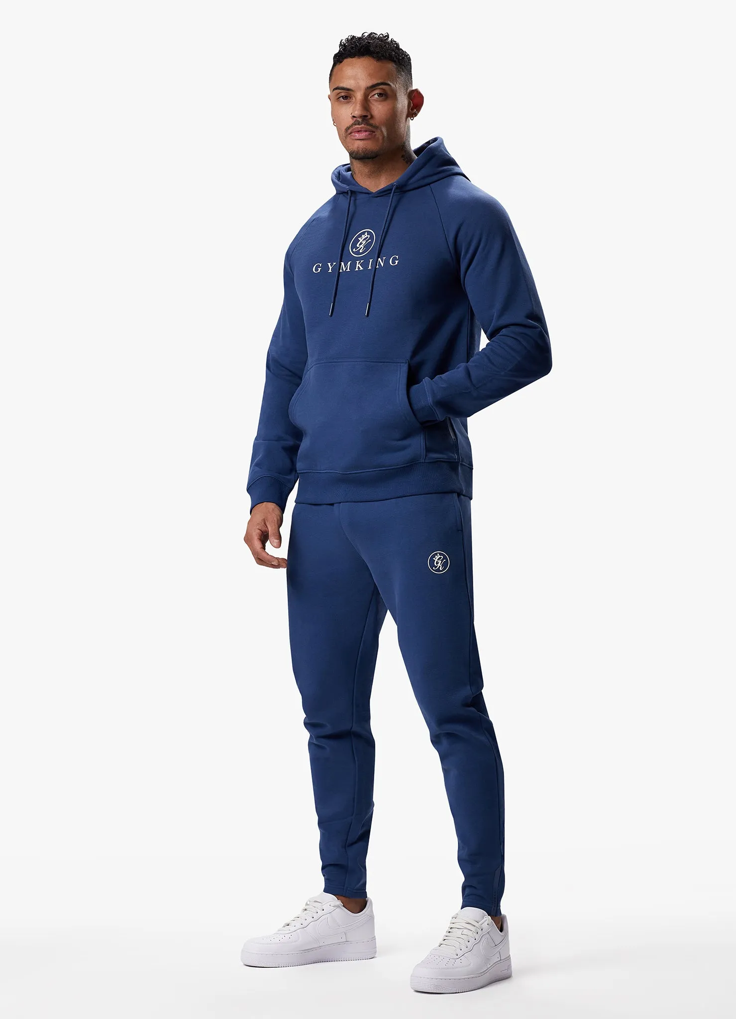 All Day Comfort Stay Active Gym King Pro Logo Jogger - Dark Indigo