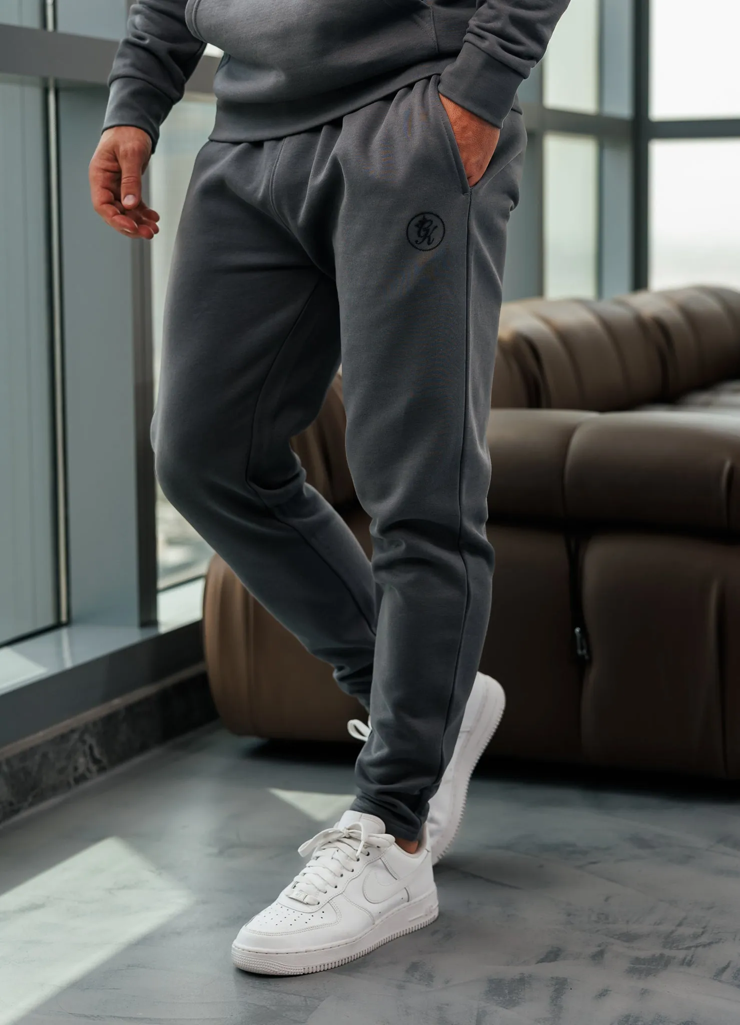 Gym King Pro V2 Jogger - Gunmetal Grey stain resistant coating
