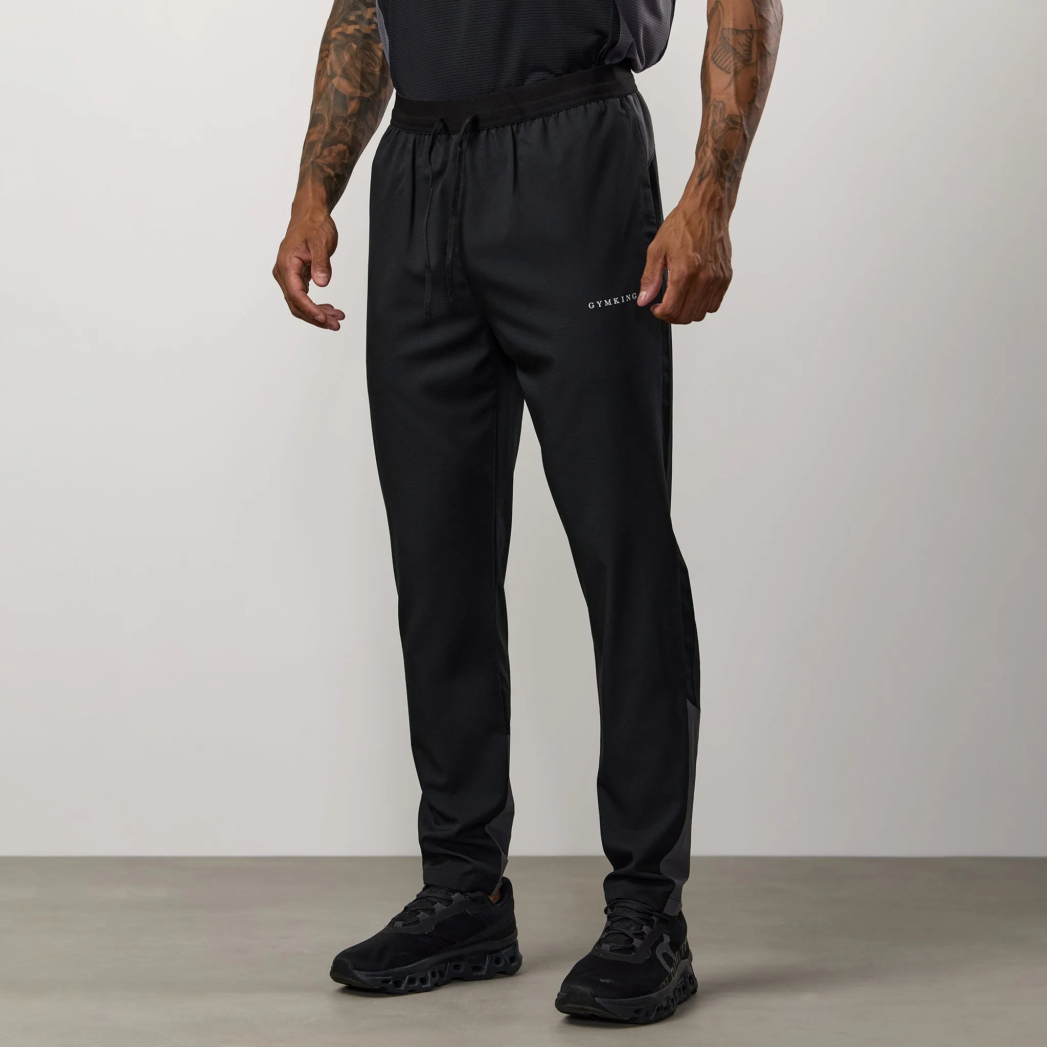 Gym King Progress Woven Pant - Black/Graphite Hip Friendly Pockets
