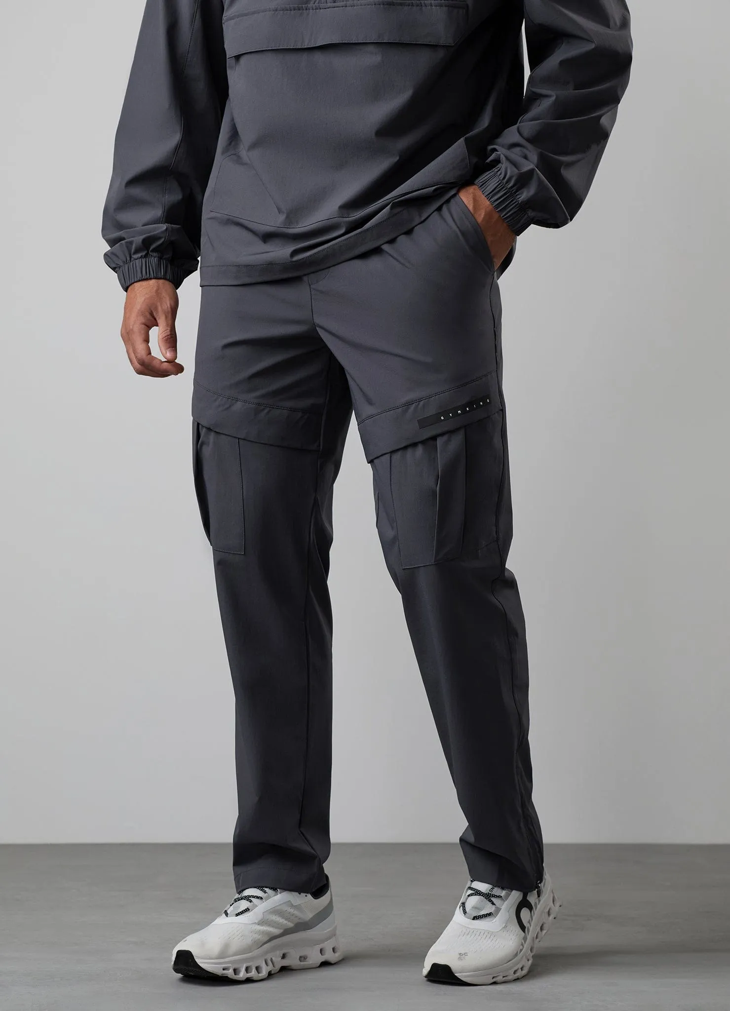 Quick Access Zippers Durable Fabric Gym King Pursuit Pant - Graphite