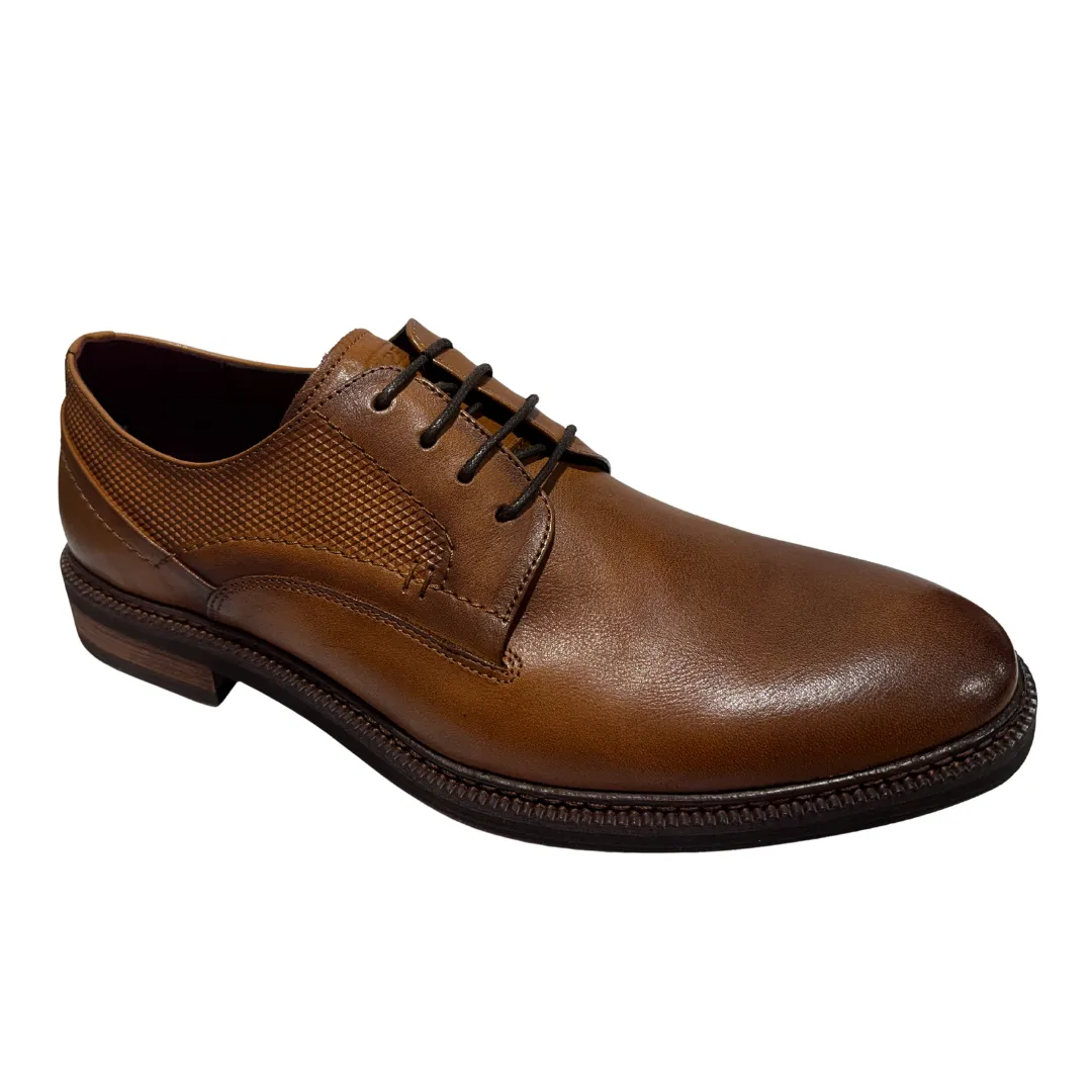 Style Sharp Neat Stitching Escape Mens Shoe Stellar Chestnut