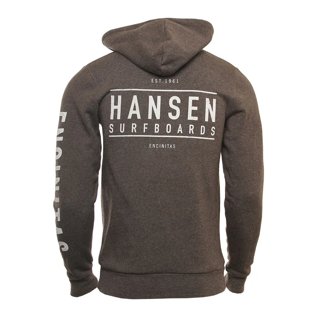 City Staple Hansen Mens Sweatshirt Box Corp Zip
