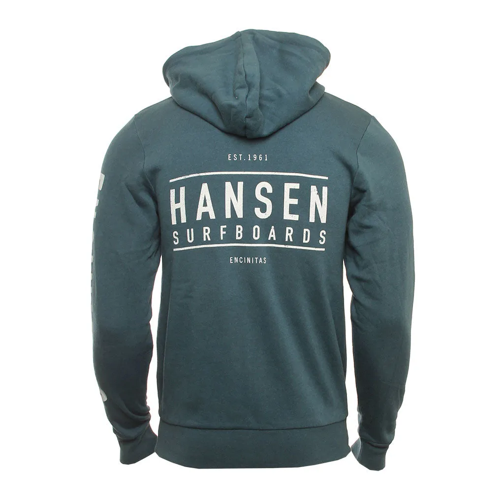 product ethical sourcing patch accents Hansen Mens Sweatshirt Box Corp Zip