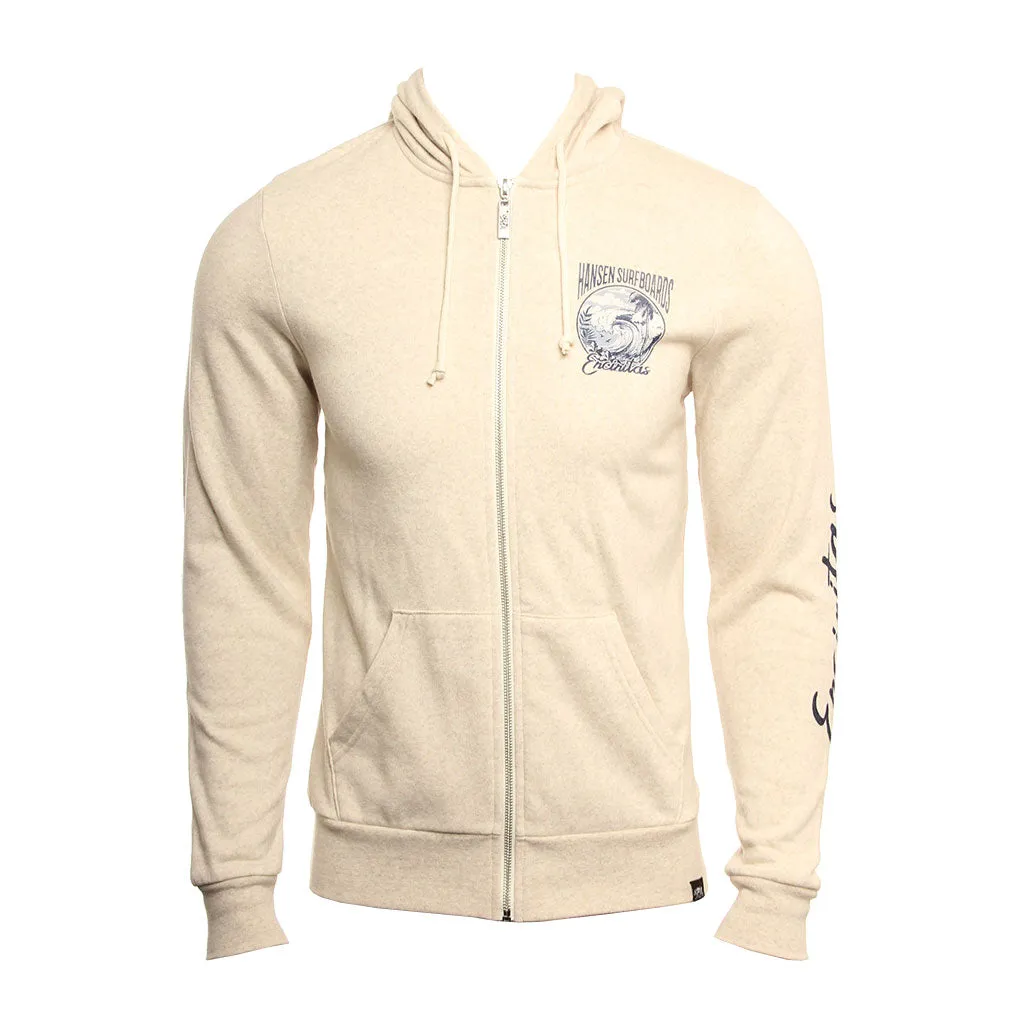 Lounge Fit Hansen Mens Sweatshirt Force Of Nature Zip Hood