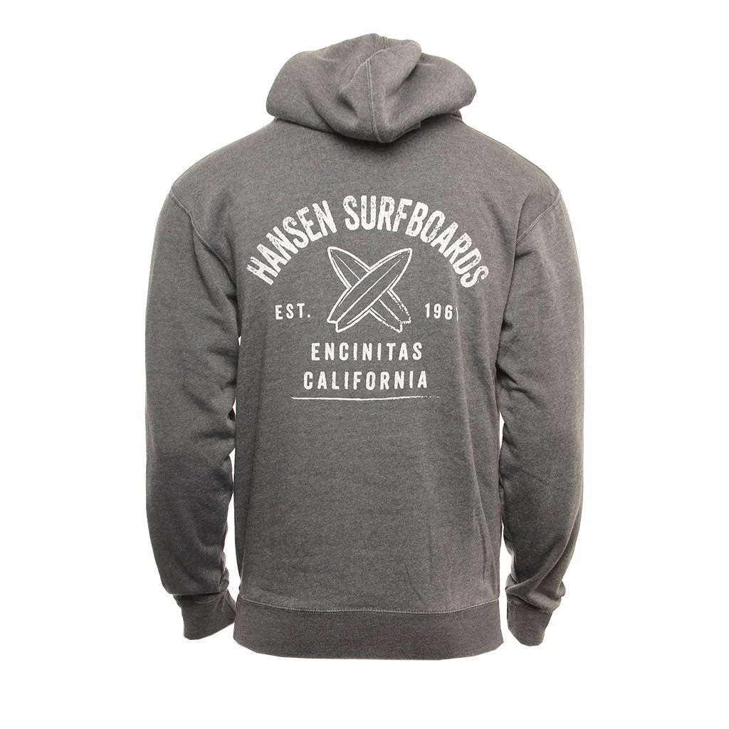 Hansen Mens Sweatshirt Marks The Spot Hoody sock accents
