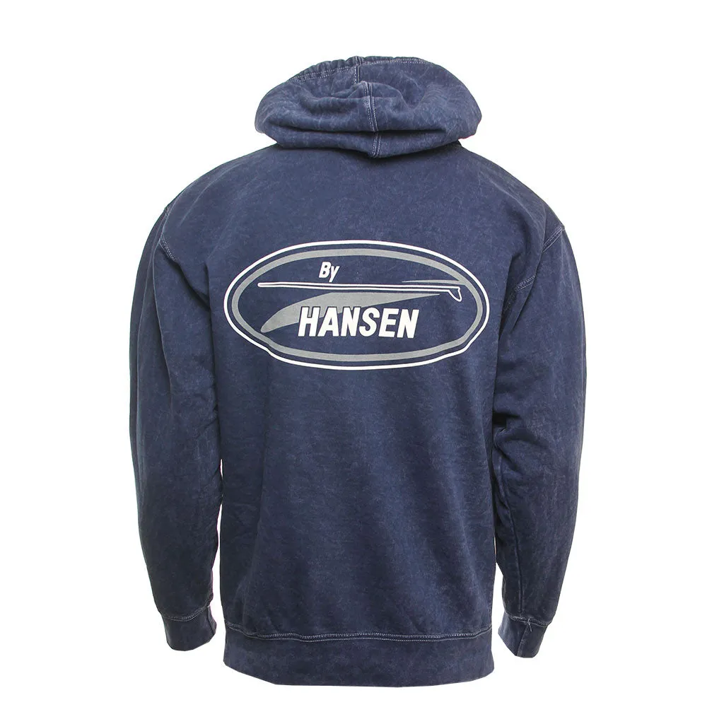 Hansen Mens Sweatshirt Original Logo Saltwater Hooded Chilly Weather Style