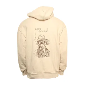 keychain accents Hansen Mens Sweatshirt Smoking Cowboy Hoodie