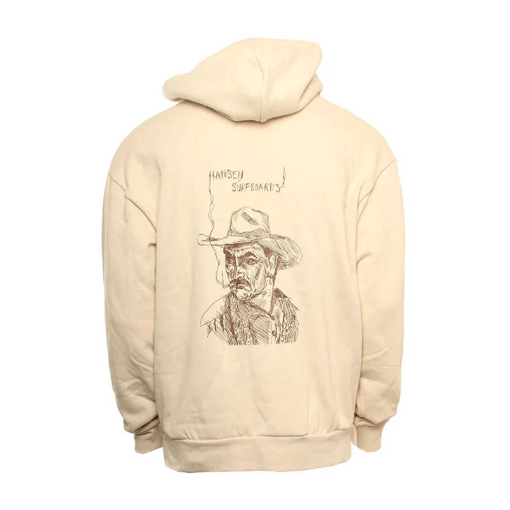 Sporty Fashion Hansen Mens Sweatshirt Smoking Cowboy Hoodie