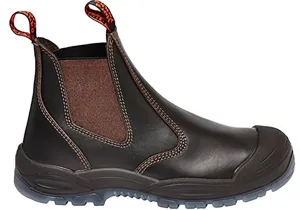 Modern Minimal Hard Yakka Mens Utility Gusset Pull Up Safety Steel Toe Boots