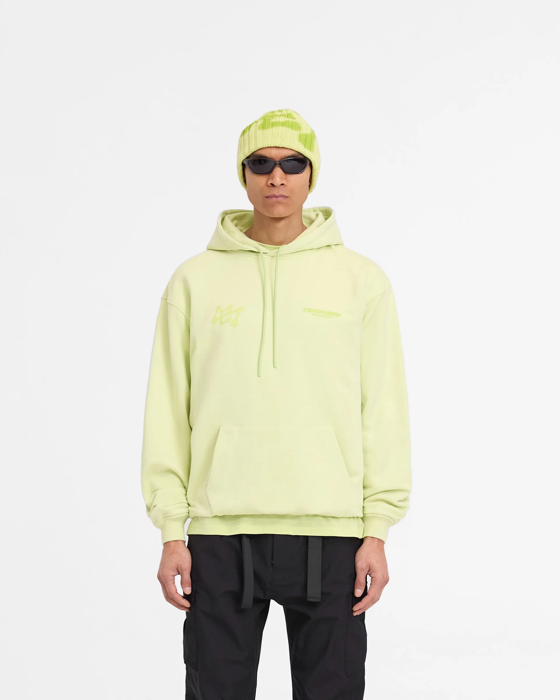 247 Future Terrains Oversized Hoodie - Shadow Lime product availability