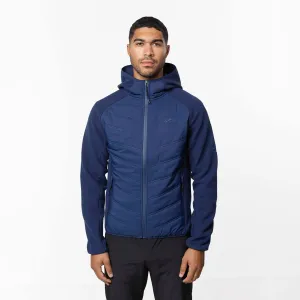 Heat Seal Hybrid Jacket | Navy Wind Resistant Coating