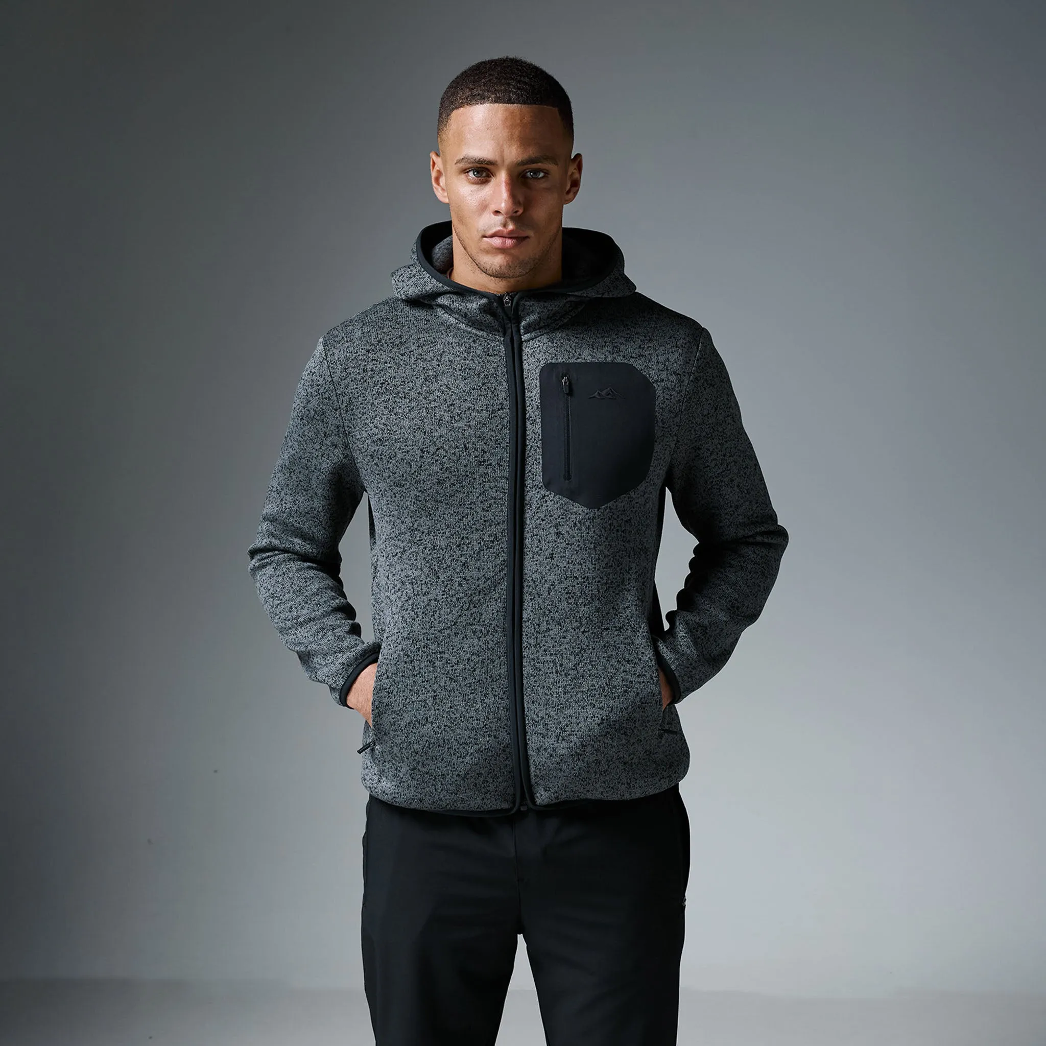market demand product availability Heat Seal Tech Knit Hoodie | Mid Grey