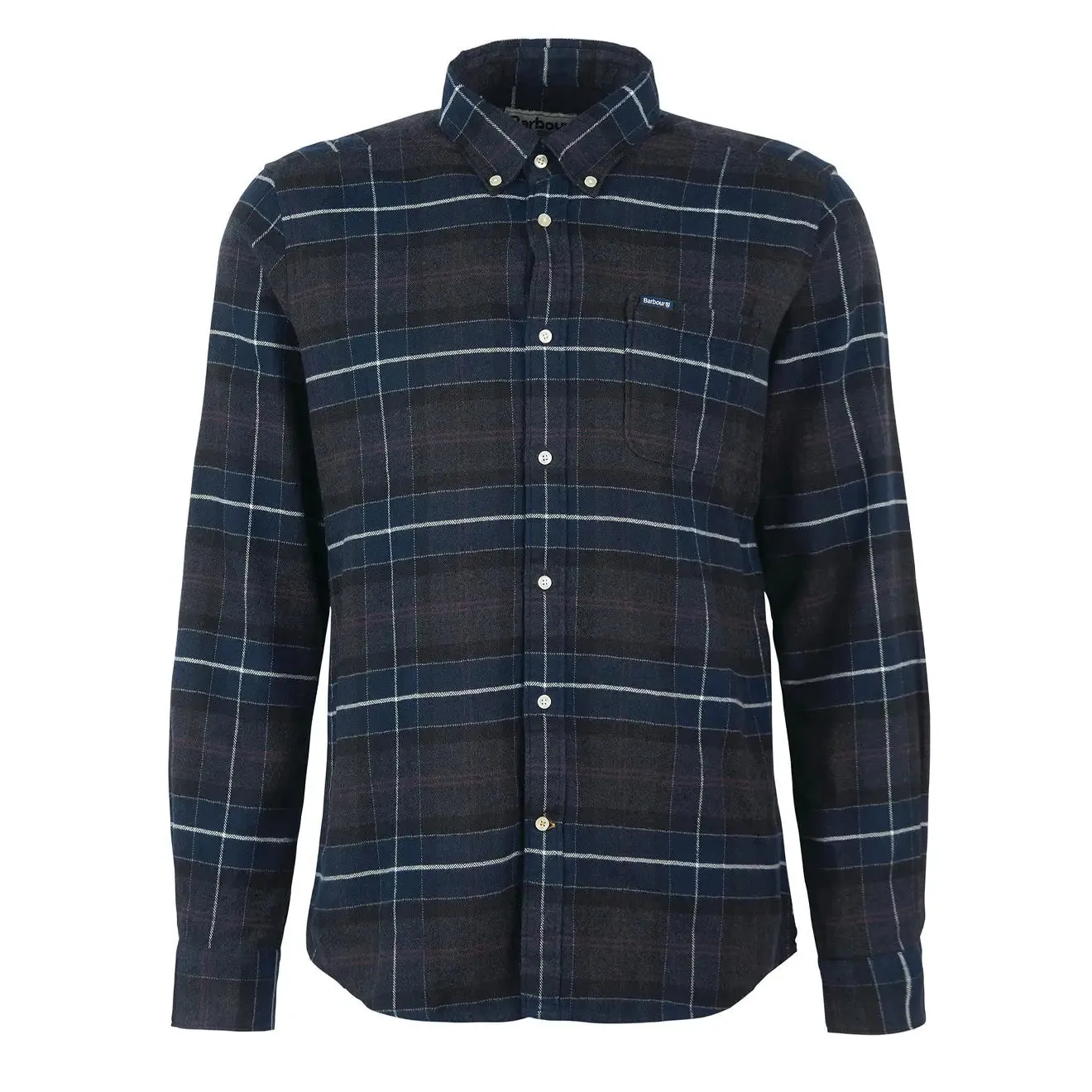 Tailored Fit Fashionable Pick Barbour Kyeloch Tailored Shirt Black